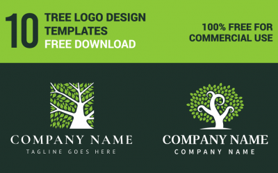 10 Tree logo Design Templates | Free Download
