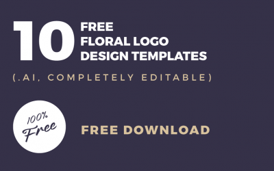 10 Floral Logo Design Templates | Free Download