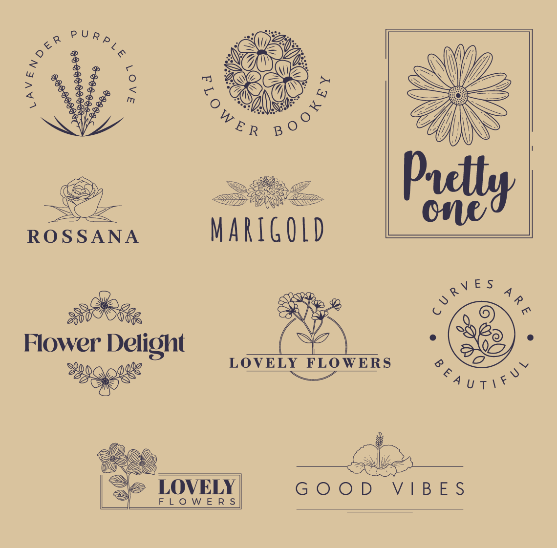 10 Floral Logo Design Templates