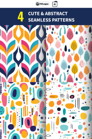 cute & abstract seamless patterns