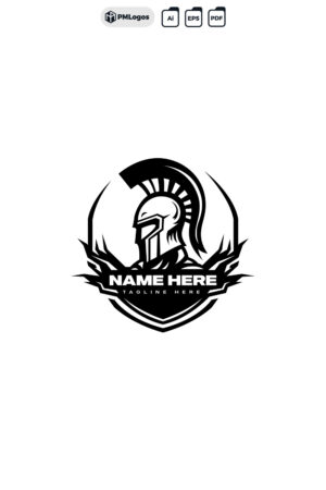 Spartan Vector Logo Design Template