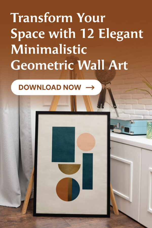 Elegant Minimalistic Geometric Wall Art